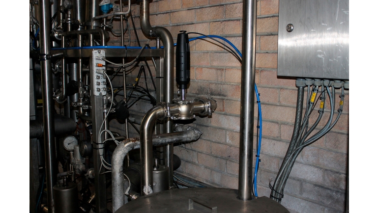 Endress+Hauser's OUSBT66 suspended solids sensor in the process