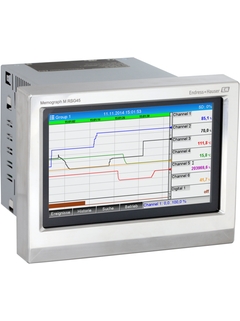 高级数据管理仪Memograph M RSG45，带不锈钢面板和触摸屏