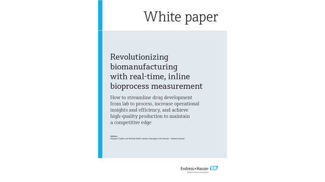 Cover image of the Biopharma 4.0 white paper