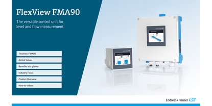 Cover Innovation brochure FlexView FMA90