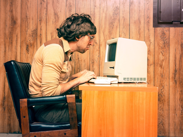Person in front of a computer