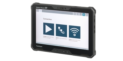 Device configuration tablet Field Xpert SMT50B