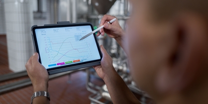 Visualization of the fermentation process