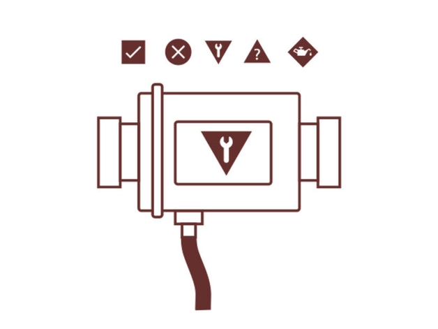 The master can upload parameters to the devices and read their diagnostic data as required.