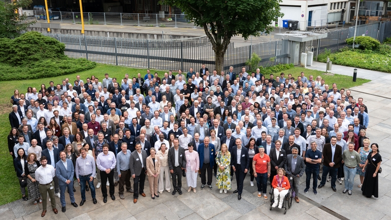 Endress+Hauser innovators' meeting 2026: Group picture of all participants