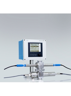 Liquiline CM44P，与OUSAF44 UV光学传感器和Memosens传感器配套使用，可同时进行pH、电导率的测量，以及层析控制