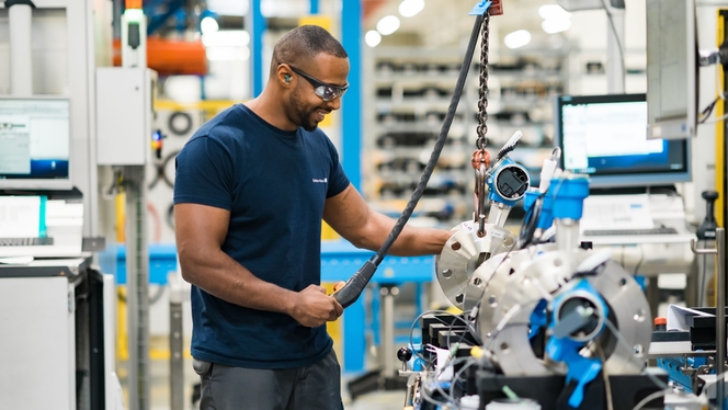 Endress+Hauser 流量，法国 Cernay，涡街流量计生产