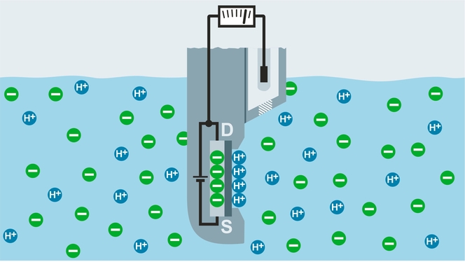 ISFET pH电极的测量原理