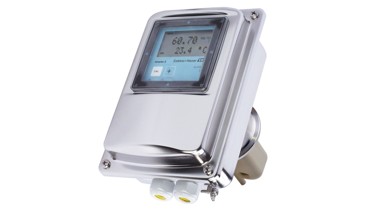 Smartec CLD134卫生型电导率测量系统，确保最高的过程安全性与测量质量。