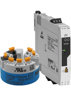 iTEMP TMT82温度变送器,带两路输入,采用HART®通信,可靠输出测量结果 iTEMP TMT82 HART® 7温度变送器,安装在DIN导轨上和接线盒中