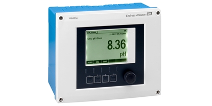 Liquiline CM448数字变送器，可以连接pH或ORP电极，电导率、溶解氧、浊度等传感器。