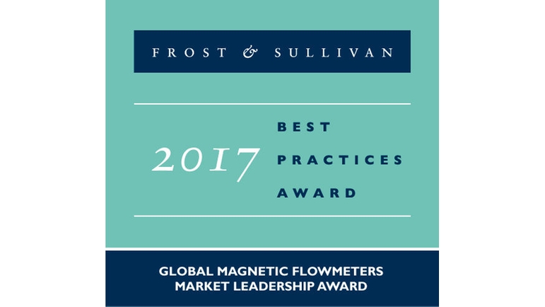 Endress+Hauser was recognized with the Global Market Leadership Award for electromagnetic flowmeters