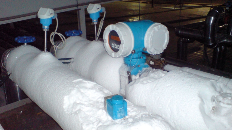 Cooling system with Promag 50 Cooling system with Promag 50