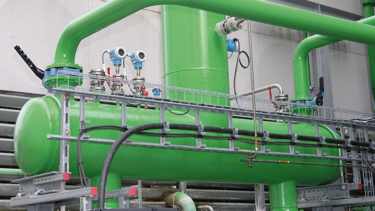 Cooling water system with Cerabar S Cooling water system with Cerabar S