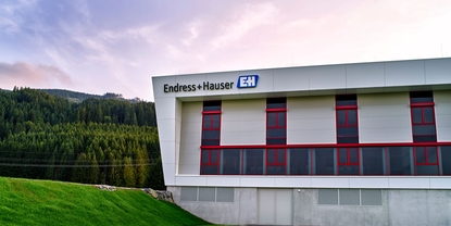 Endress+Hauser 温度+系统产品，位于 Nesselwang