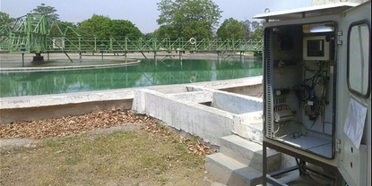 印度最大EPC总包商的二沉池出水口