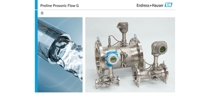 电子书封面 - Proline Prosonic Flow G 300 和 Prosonic Flow G 500