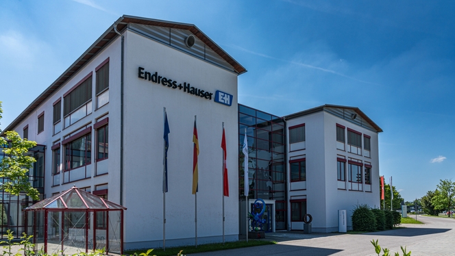 Endress+Hauser 温度+系统产品，位于 Nesselwang