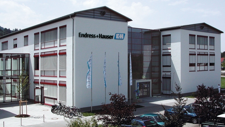 Endress+Hauser 温度+系统产品，位于 Nesselwang