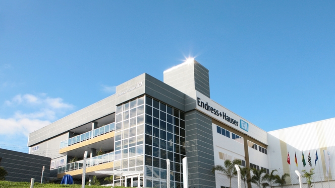 Endress+Hauser 流量，巴西 Itatiba，正门