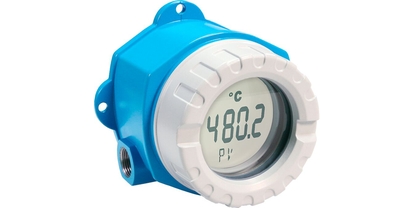 iTEMP TMT142B现场型温度变送器的产品图片，支持HART®和Bluetooth®蓝牙通信