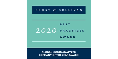 Frost & Sullivan弗若斯特沙利文咨询公司授予Endress+Hauser水质分析仪“2020全球市场领导奖”