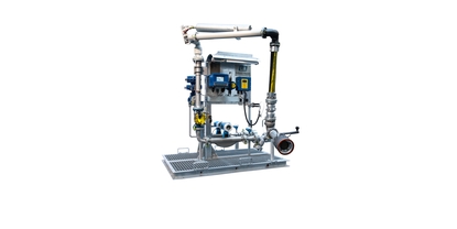 Plant with metering skids from Endress+Hauser for loading and offloading liquids