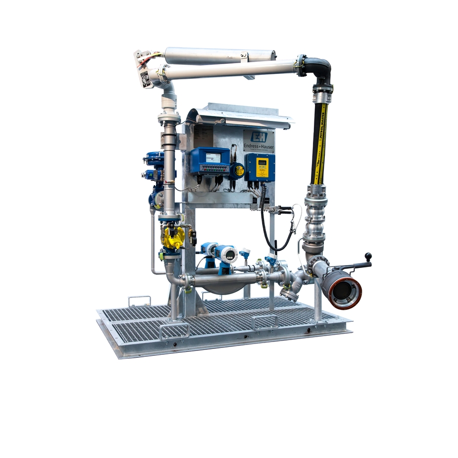 truck loading / offloading system from Endress+Hauser