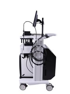 Product 移动推车型拉曼光学分析仪Rxn2的产品示意图（左视图）
