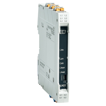 RLN22信号隔离放大器，单通道型或双通道型，24 VDC，带继电器输出，安装在最高安全等级为SIL 2的系统中使用