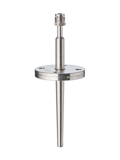 整体钻孔棒材保护套管iTHERM TT151，符合NAMUR标准，通过M24活动螺母简化仪表安装。