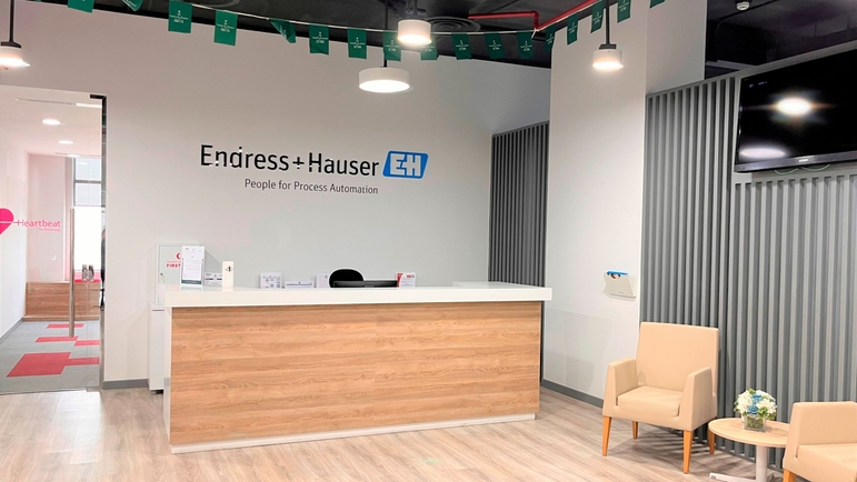 Endress+Hauser offices in Saudi Arabia - Reception area