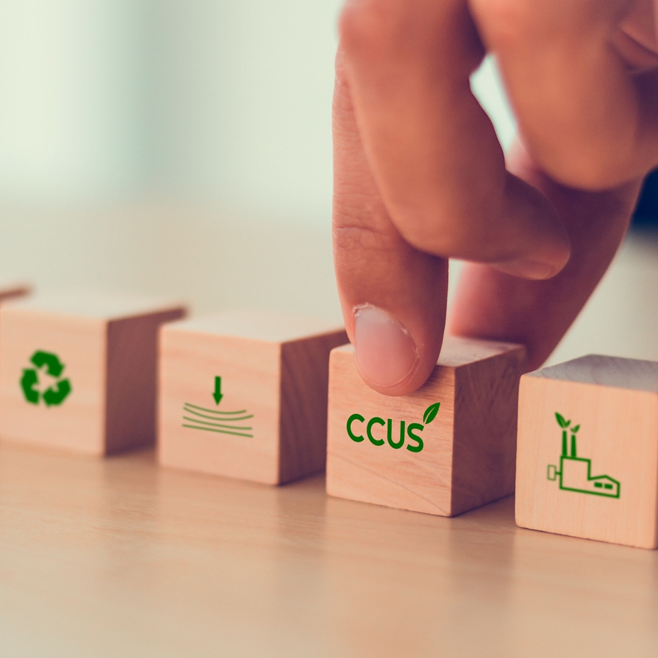 碳捕集、利用与封存（CCUS）理念由五个板块组成。