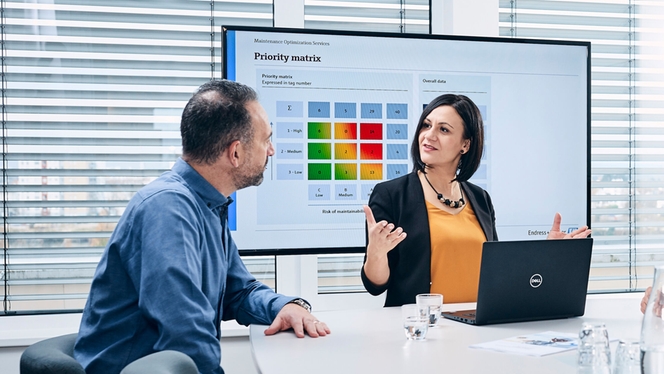 Dynamic Installed Base Analysis: priority matrix presentation