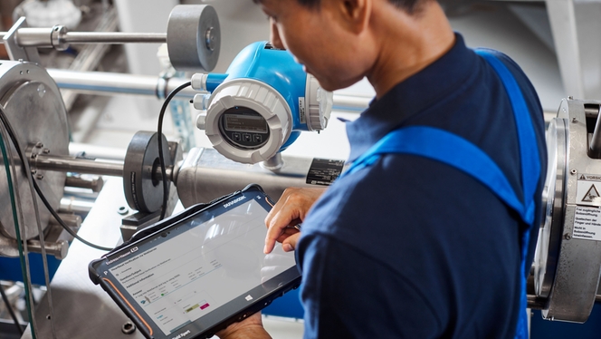 Maintenance with industrial tablet