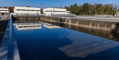 Picture of Bändlegrund wastewater treatment plant in Weil am Rhein, Germany